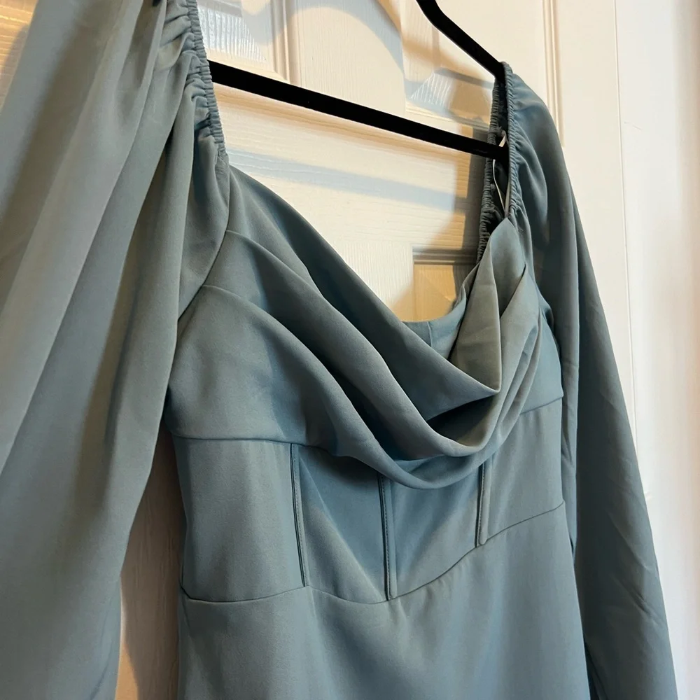NWT Princess Polly Lillie Long Sleeve Mini Dress - Picture 4 of 14